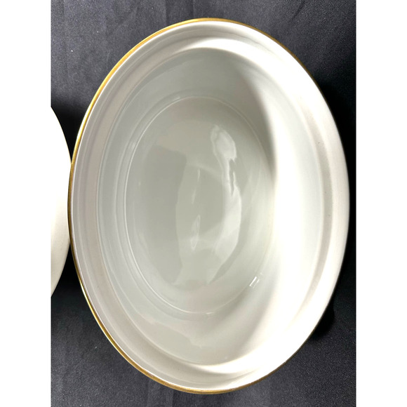 Royal Worcester EVESHAM Gold 2.5 QT Casserole with Lid England Vintage Retired - Picture 13 of 16